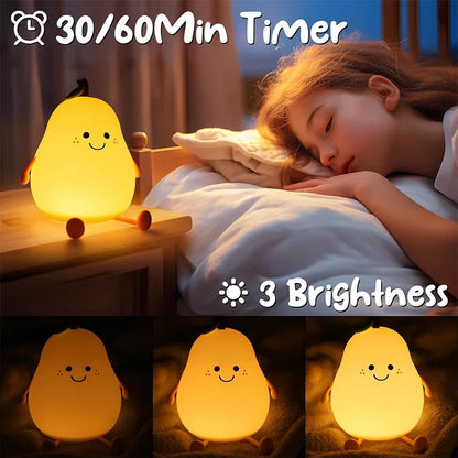 PearlyGlow Bedside Light