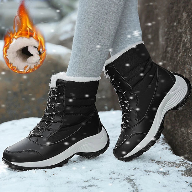 SnowEase Platform Boots