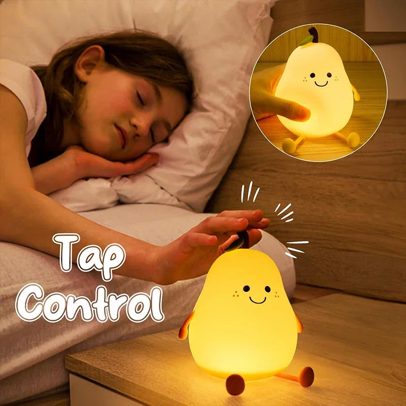 PearlyGlow Bedside Light