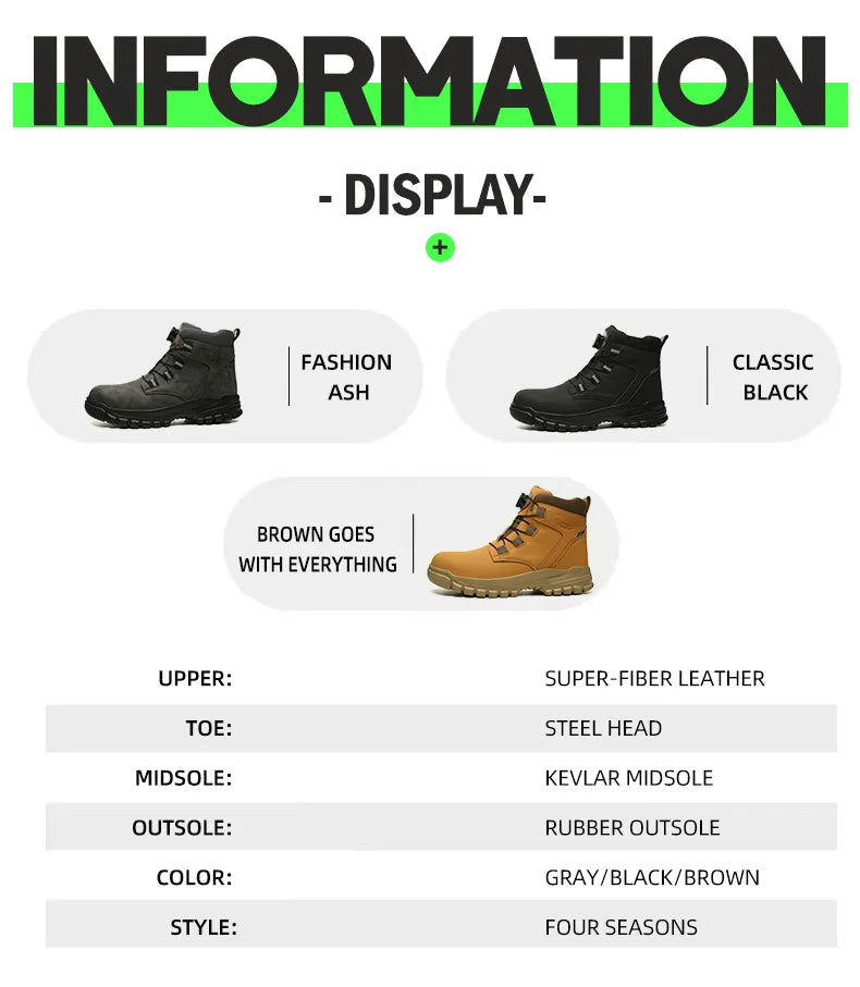 Fortress Steel Toe Boots