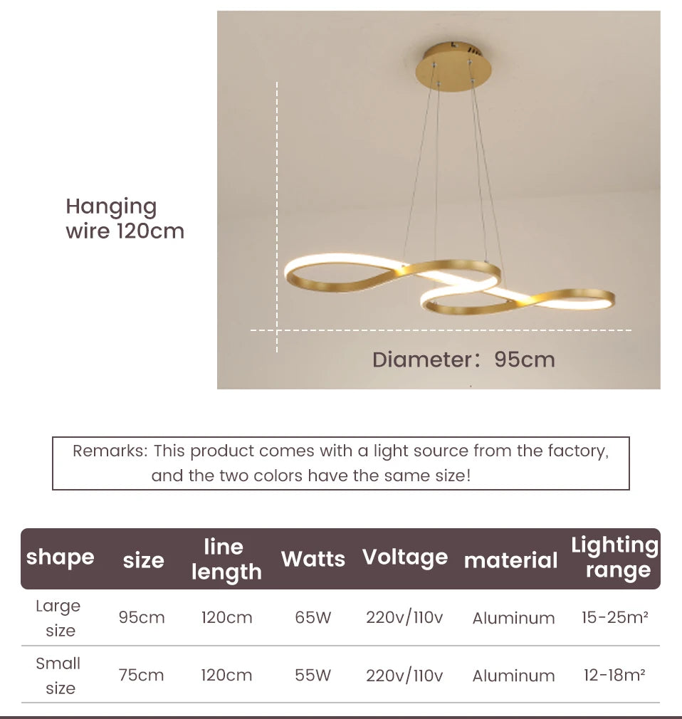 Lysa Loft – Elegant Nordic LED Hanging Lamp