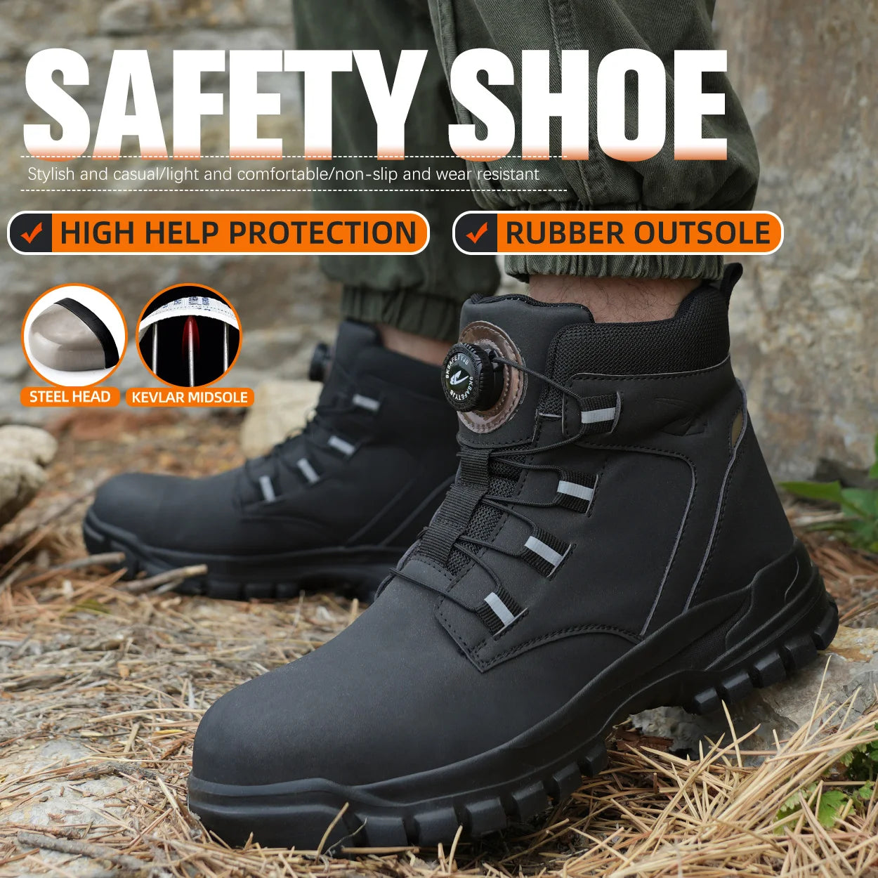 Fortress Steel Toe Boots