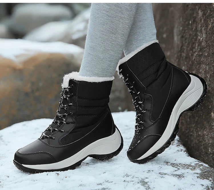 SnowEase Platform Boots