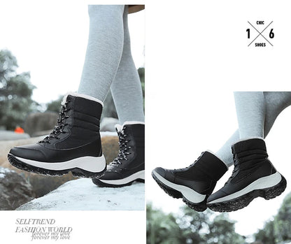 SnowEase Platform Boots