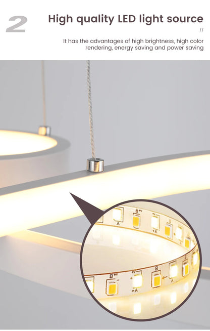 Lysa Loft – Elegant Nordic LED Hanging Lamp