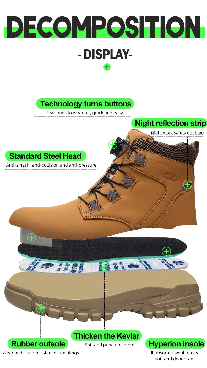 Fortress Steel Toe Boots