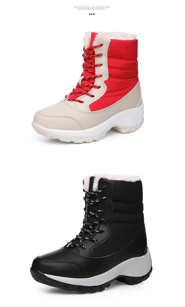 SnowEase Platform Boots