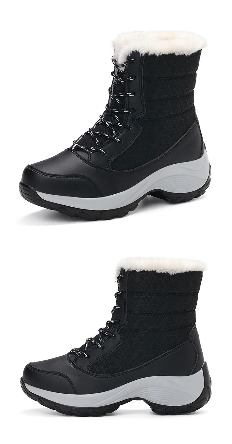 SnowEase Platform Boots